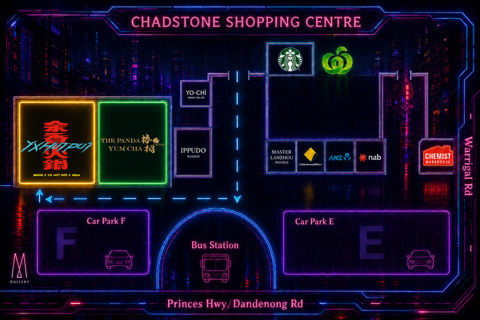 YX Hot Pot Chadstone Map Guide.png